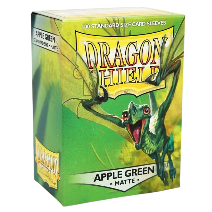 Dragon Shield Sleeves - 100 Bustine Standard Matte APPLE GREEN
