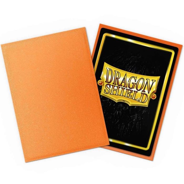 Dragon Shield Sleeves - 100 Bustine Standard Matte AMBER