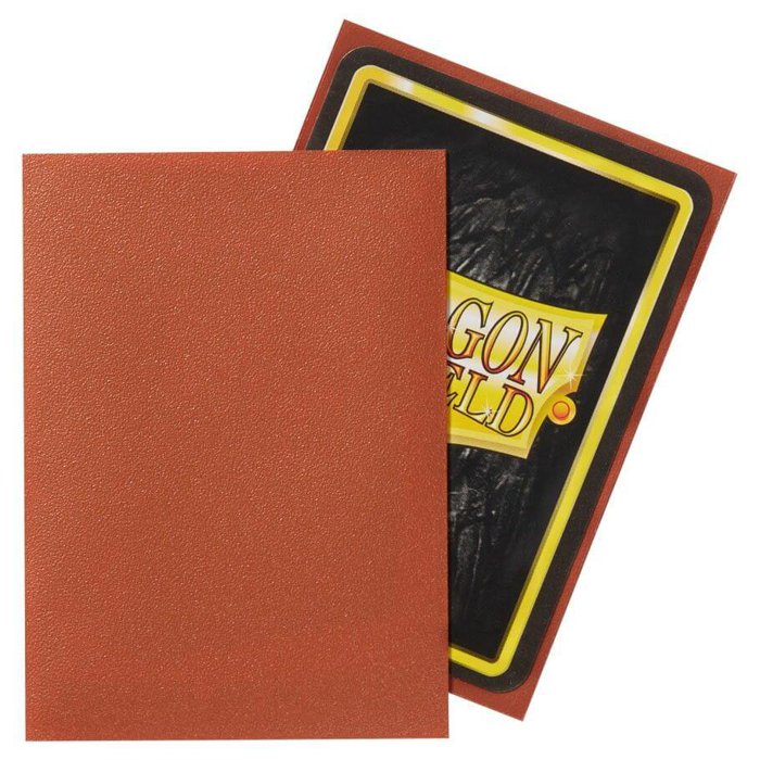 Dragon Shield Sleeves - 100 Bustine Standard Matte COPPER