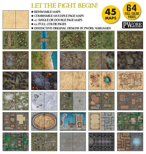 Combat Book 1: RPG re-writable maps