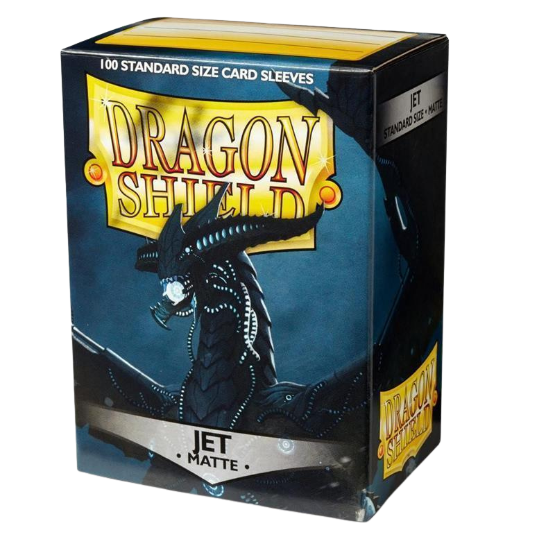 Dragon Shield Sleeves - 100 Bustine Standard Matte JET