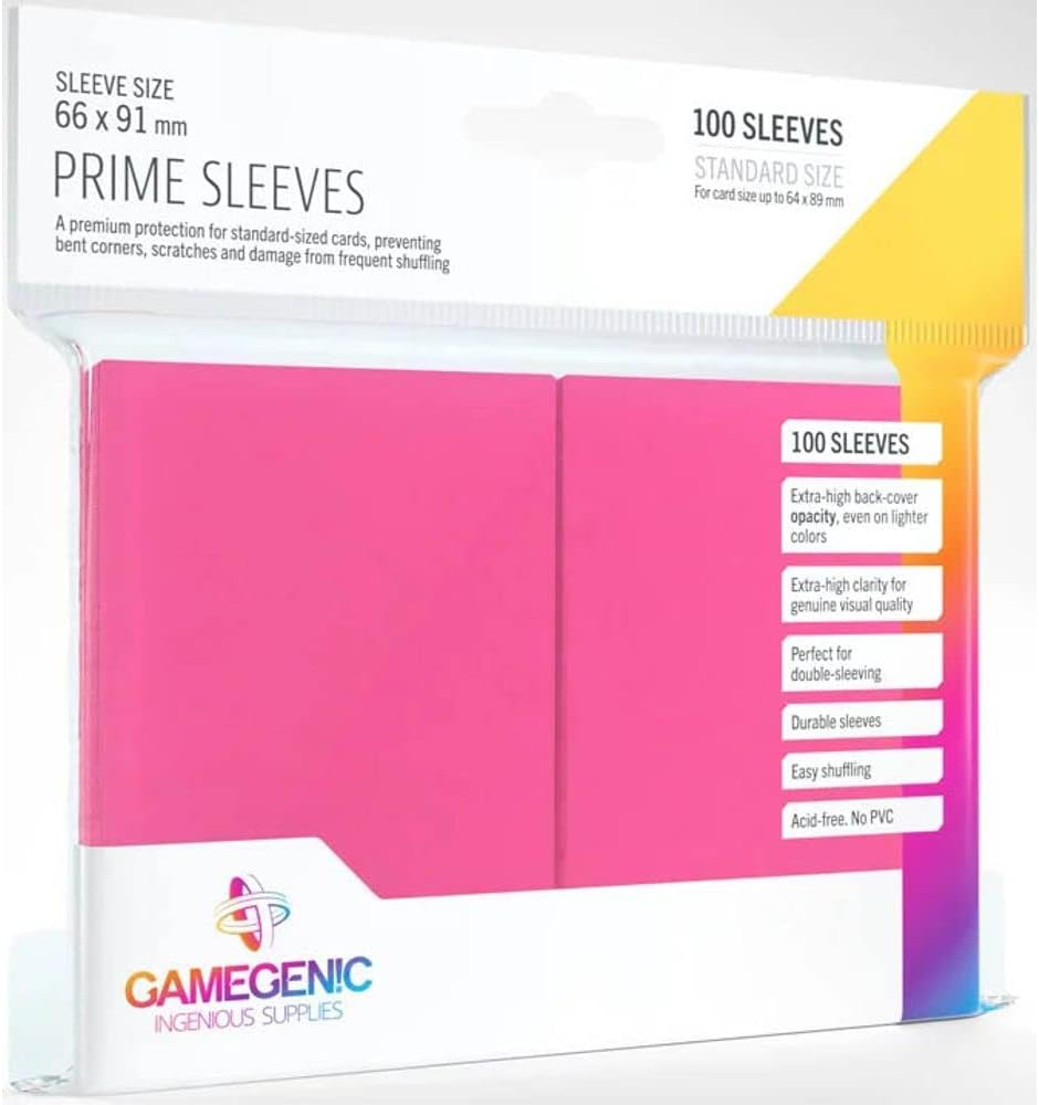 Bustine Opache Gamegenic Matte Prime Sleeves 100 (PINK)