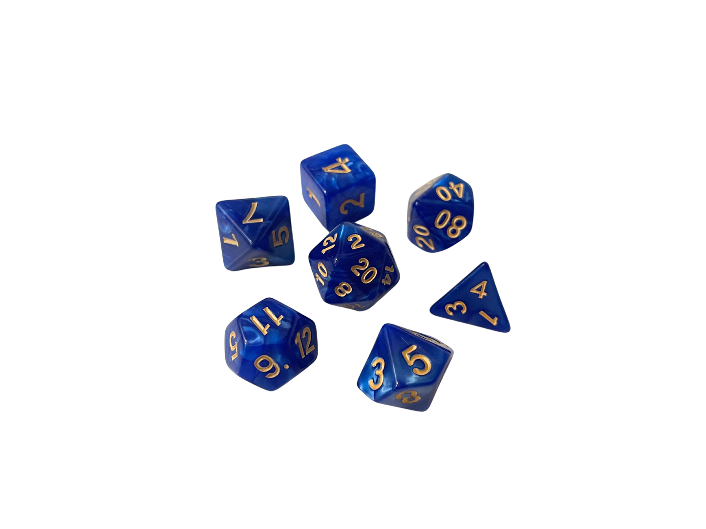 Set di dadi in resina I