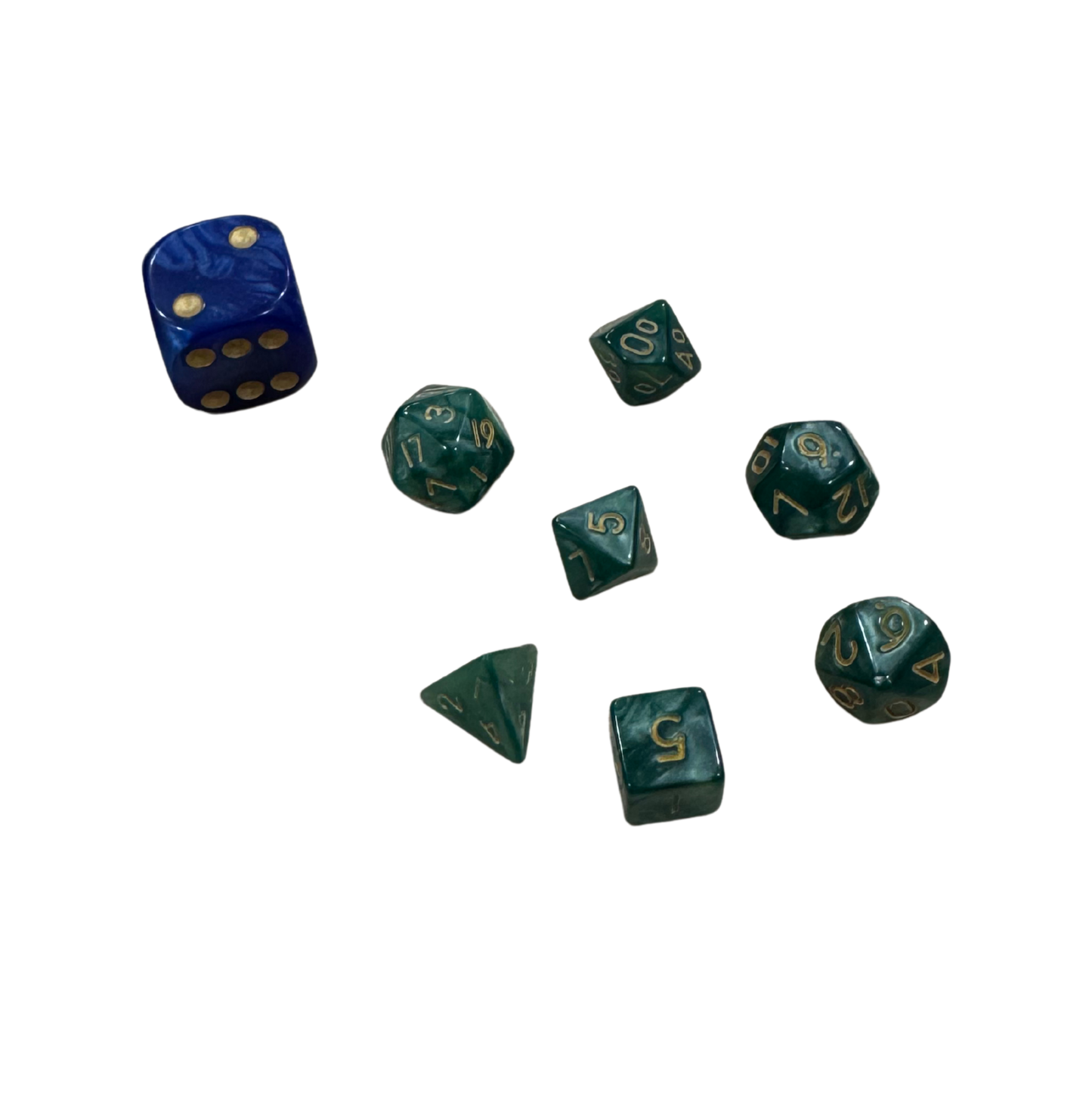 Set di dadi in resina mini (11mm)
