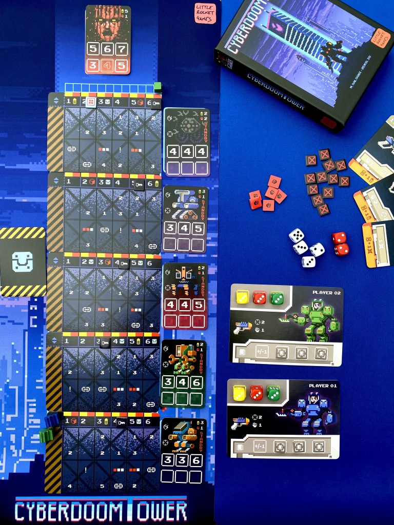 Cyberdoom Tower - Playmat