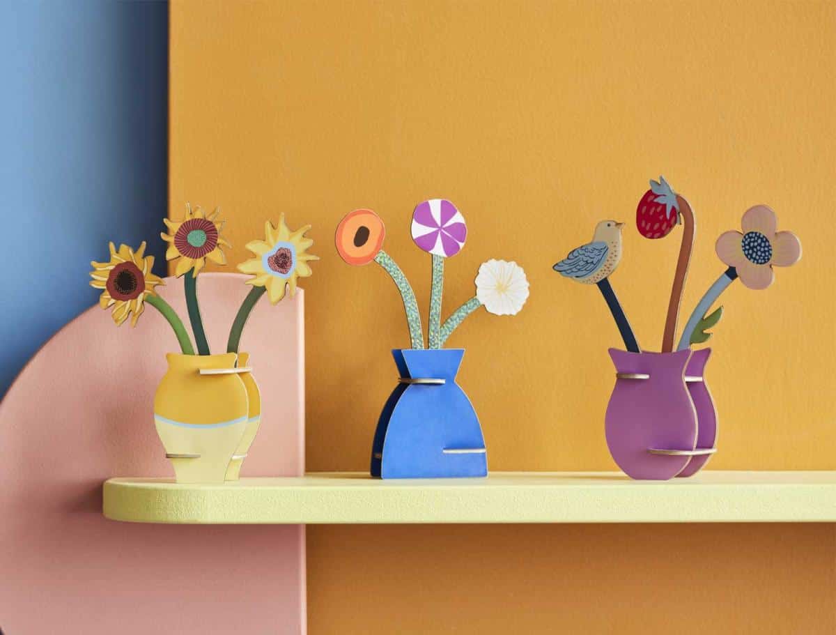 Pop Out Card - Klimt Flowers