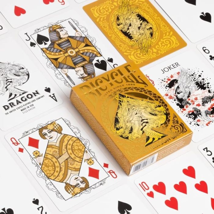 Carte Bicycle - Gold Dragon