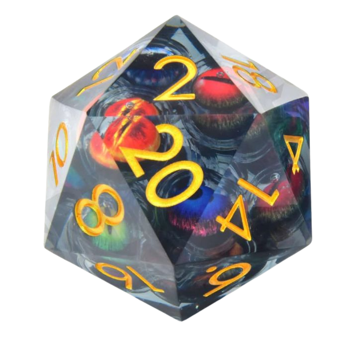D20 Deluxe 50mm - Beholden Liquid Core Resina