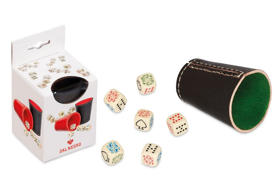 Bicchiere dadi Poker