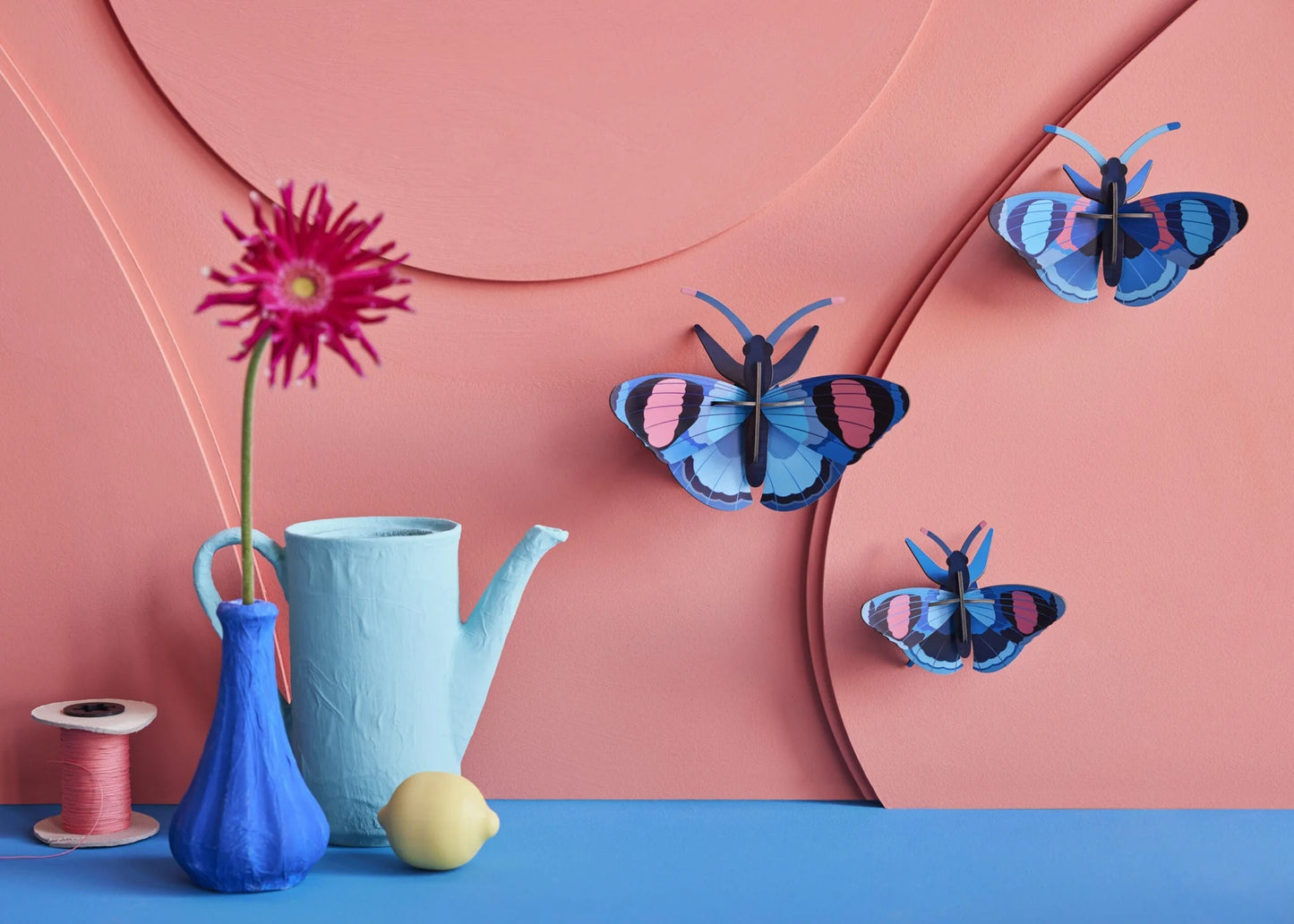 Peacock Butterflies - Set of 3