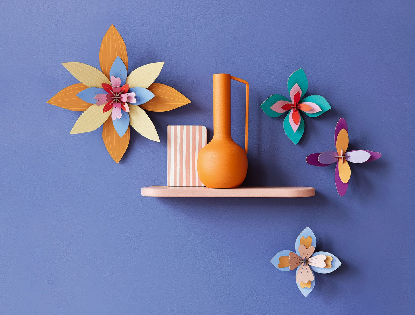 Flower Wall Art - Apricot Sorbet