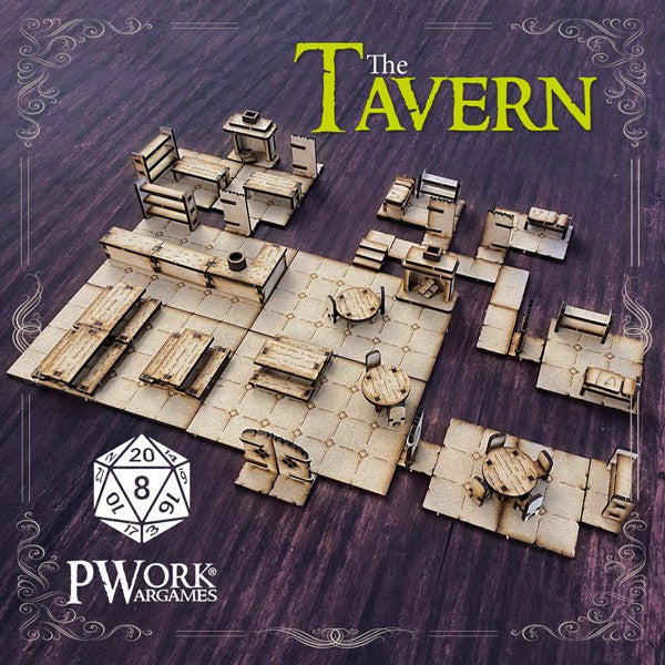 MDF Fantasy Tiles - The Tavern