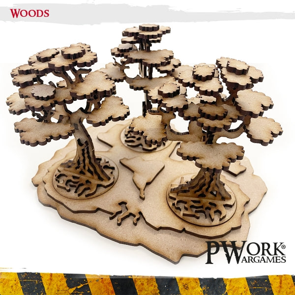 MDF Terrain Scenery Small: Woods