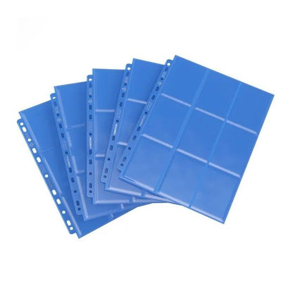10 Fogli 18 Tasche Inserimento Laterale Gamegenic (BLU)