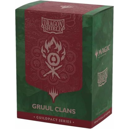 Dragon Shield Sleeves - 100 Bustine Standard Matte Dual Art Sleeves GRUUL CLANS