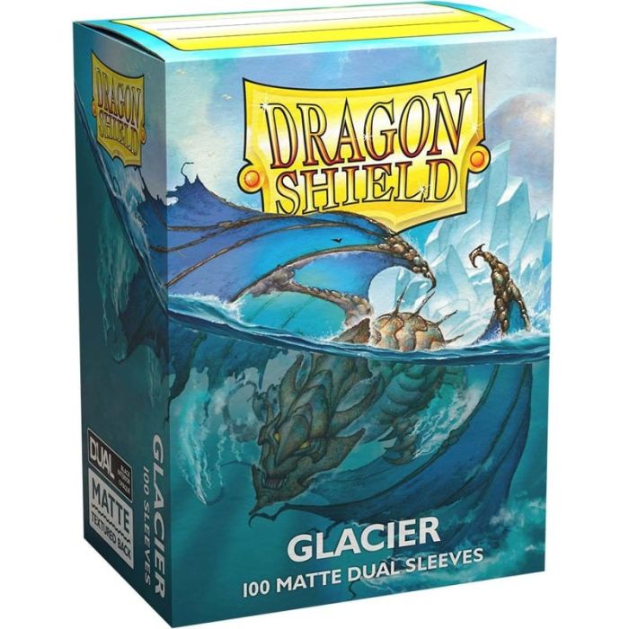 Dragon Shield Sleeves - 100 Bustine Standard Matte Dual Sleeves GLACIER