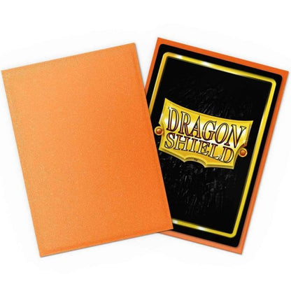 Dragon Shield Sleeves - 100 Bustine Standard Matte AMBER