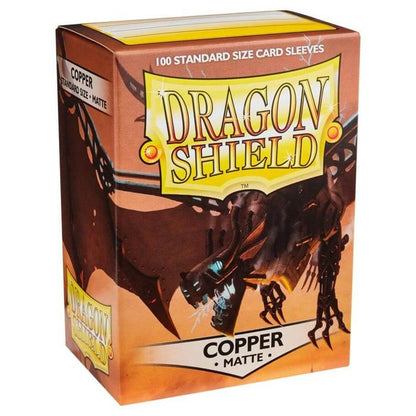 Dragon Shield Sleeves - 100 Bustine Standard Matte COPPER