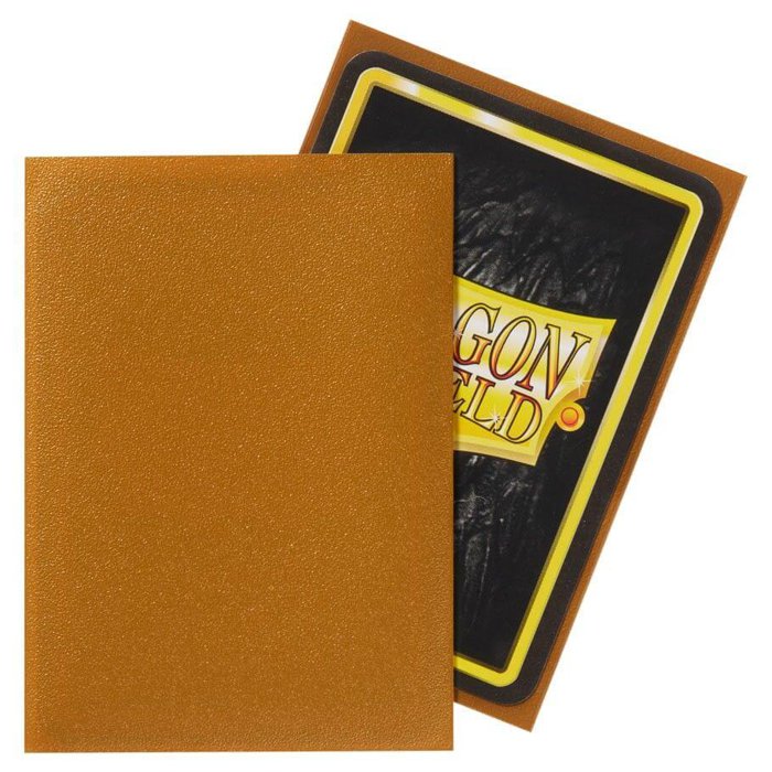 Dragon Shield Sleeves - 100 Bustine Standard Matte GOLD