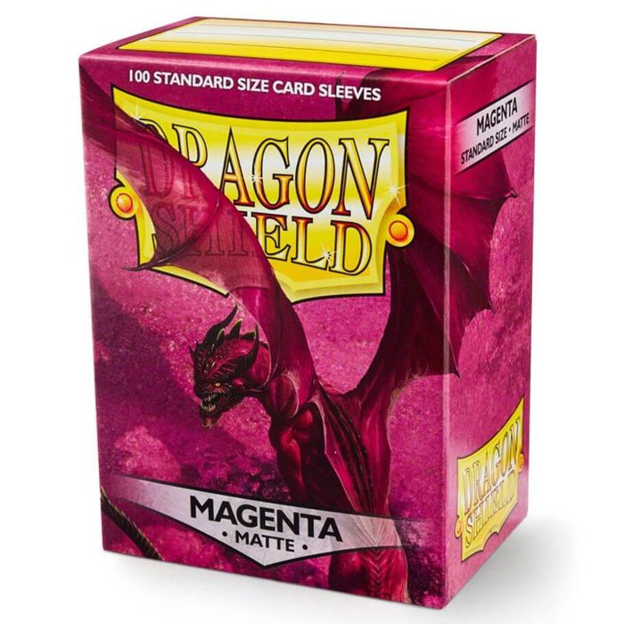 Dragon Shield Sleeves - 100 Bustine Standard Matte MAGENTA