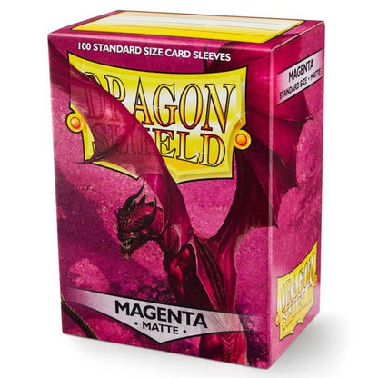 Dragon Shield Sleeves - 100 Bustine Standard Matte MAGENTA