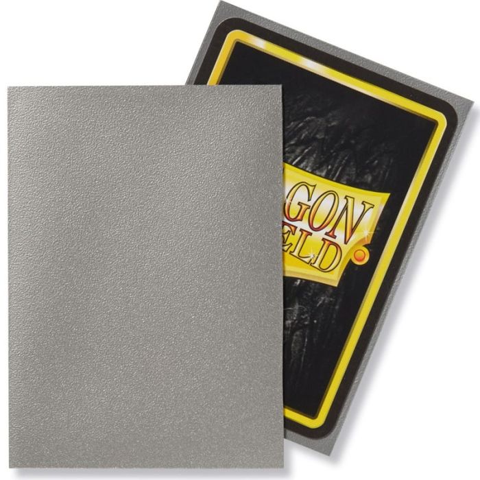 Dragon Shield Sleeves - 100 Bustine Standard Matte SILVER