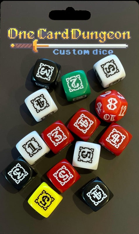 One Card Dungeon: Custom Dice