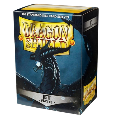 Dragon Shield Sleeves - 100 Bustine Standard Matte JET