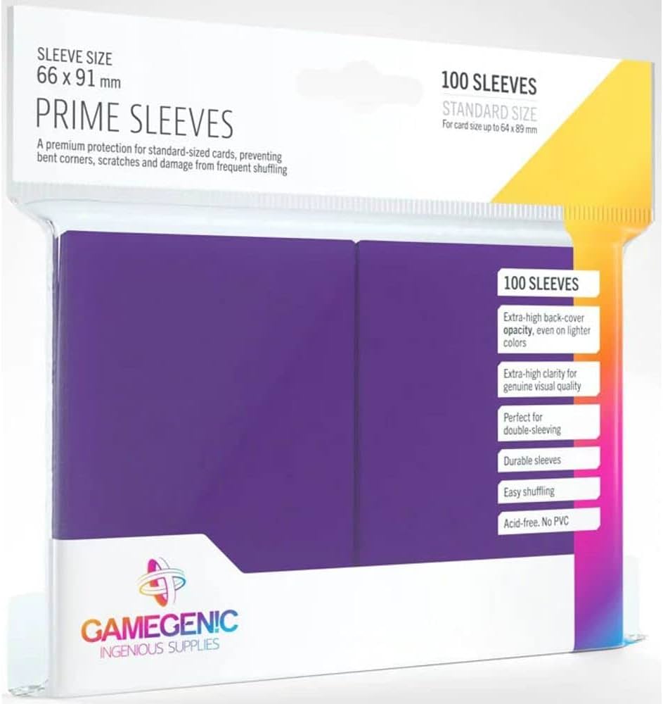 Bustine Gamegenic Prime Sleeves 100 (PURPLE)