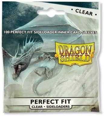 Dragon Shield Standard Perfect Fit Sideloading Sleeves - Clear/Clear