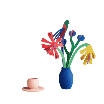 Artist's Bouquet - Matisse Paper Bloom