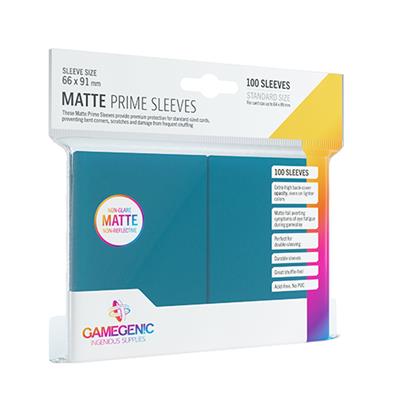 Bustine Opache Gamegenic Matte Prime Sleeves 100 (BLU)