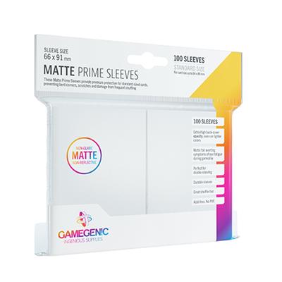Bustine Opache Gamegenic Matte Prime Sleeves 100 (BIANCO)