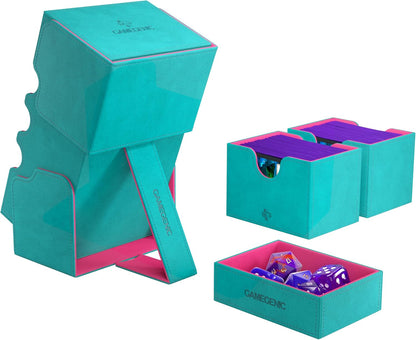 Porta Mazzo Gamegenic STRONGHOLD 200+ XL Convertible (TEAL/PINK)