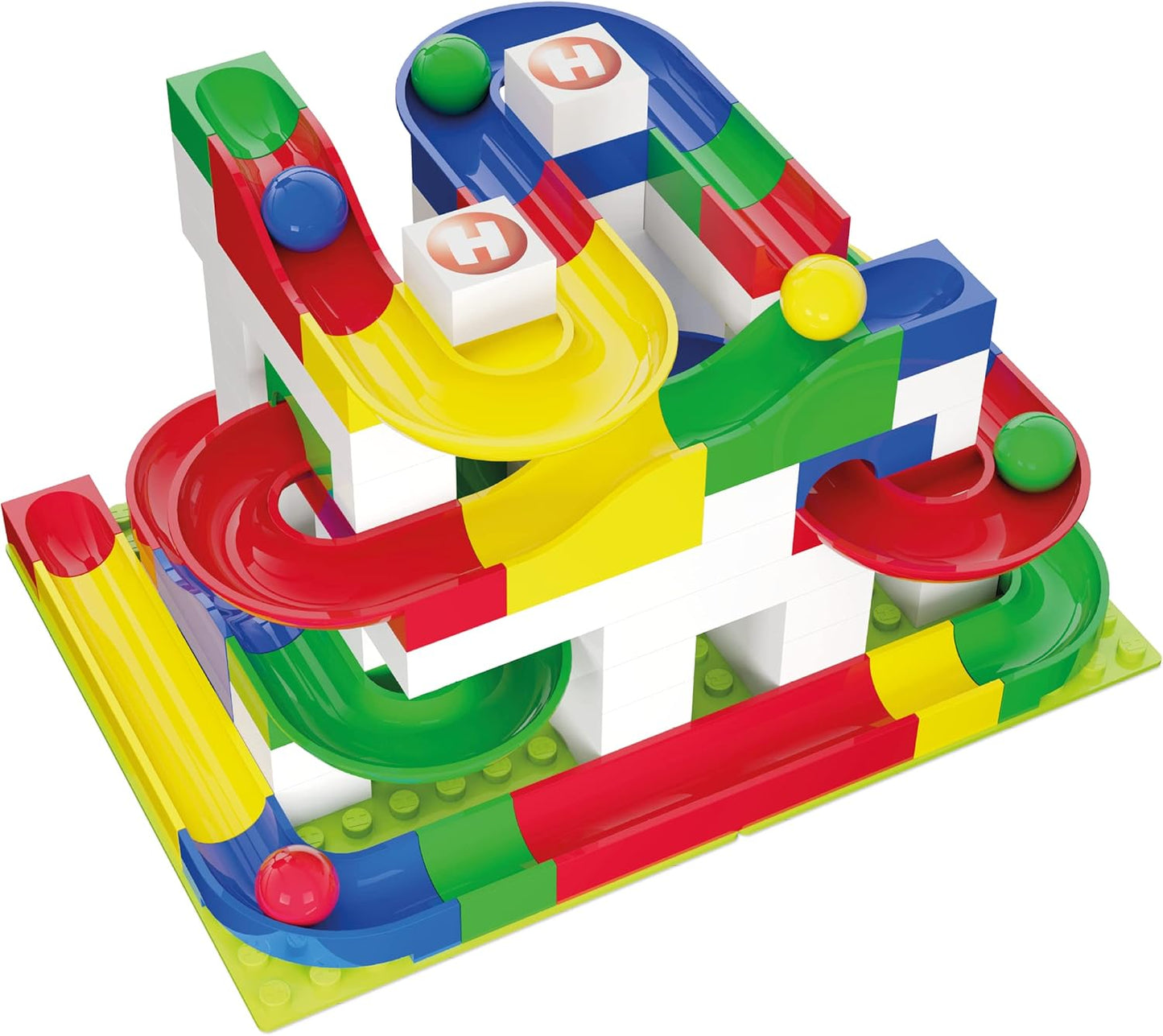 Pista per biglie Hubelino - Base (123 pezzi)