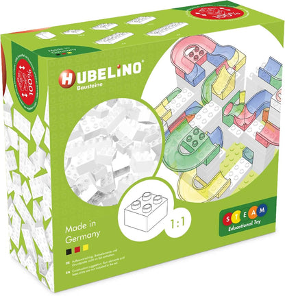 Hubelino - Set 60 mattoncini bianchi