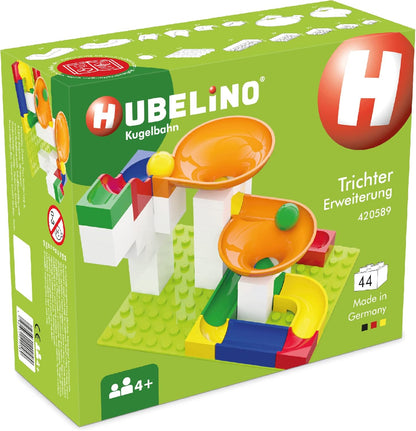 Pista per biglie Hubelino - Espansione Imbuto (44 pezzi)