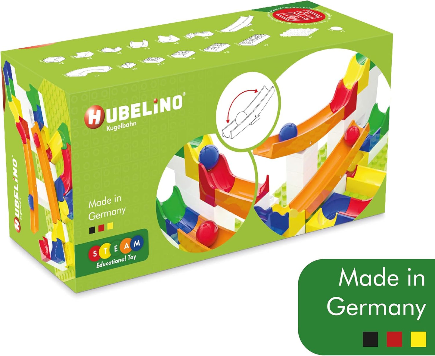 Pista per biglie Hubelino - Espansione Bilancere (45 pezzi)