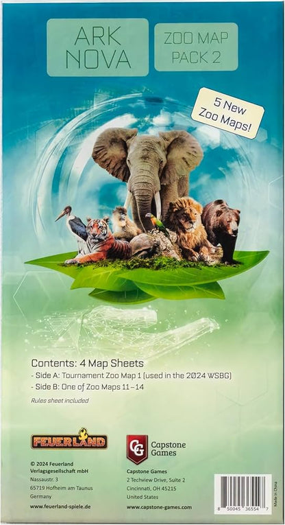 Ark Nova: Pacchetto Mappe Zoo 2