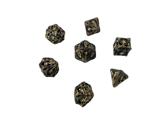 Set di dadi in metallo cavo