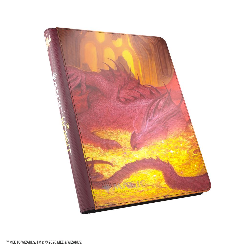 MTG HOB Zip-Up Album 18-Pocket - Smaug's Mox Amber