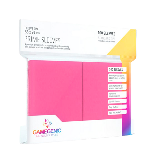 Bustine Opache Gamegenic Matte Prime Sleeves 100 (ROSA)