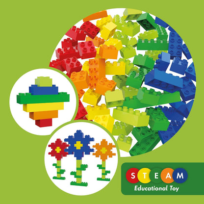 Hubelino - Set 120 mattoncini colorati