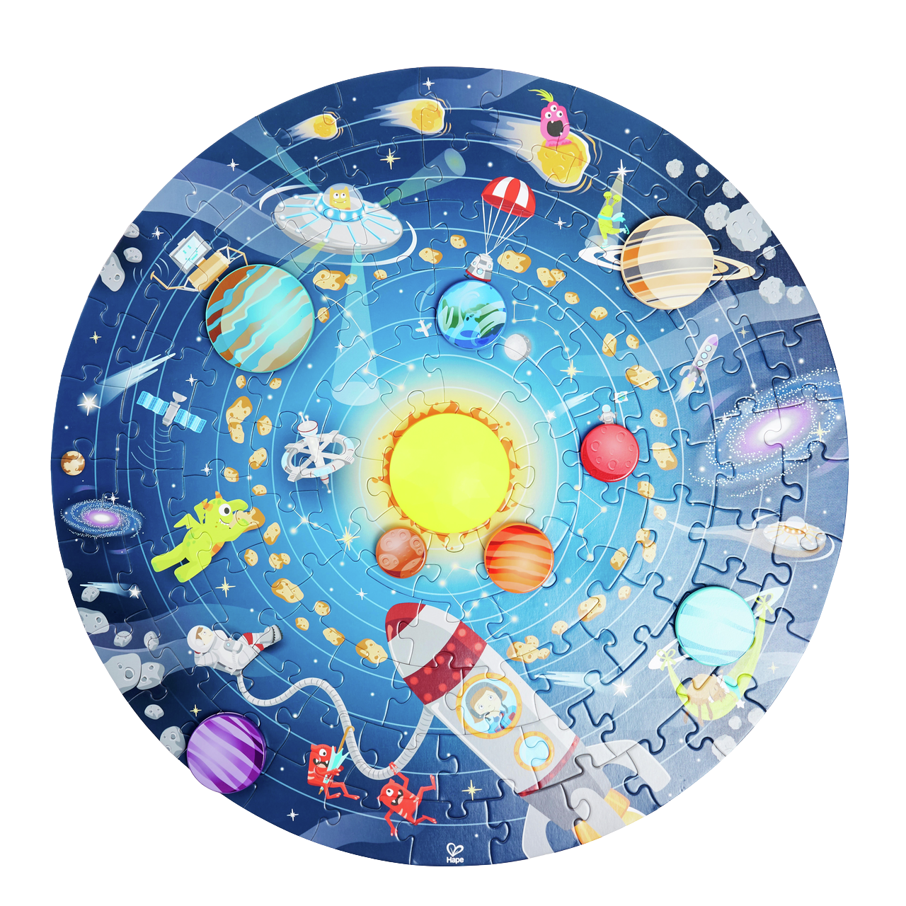 Puzzle Sistema Solare con Led