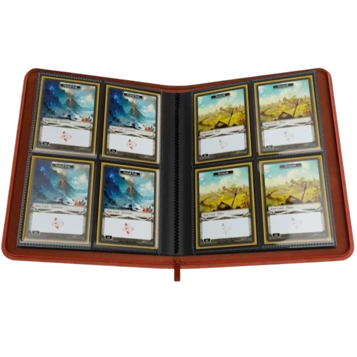 Raccoglitore Gamegenic Zip-Up Album 8 Tasche (ROSSO)