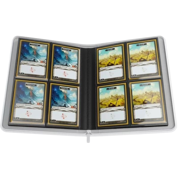 Raccoglitore Gamegenic Zip-Up Album 8 Tasche (BIANCO)