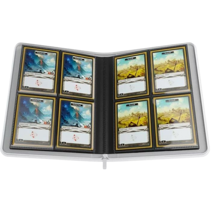 Raccoglitore Gamegenic Zip-Up Album 8 Tasche (BIANCO)