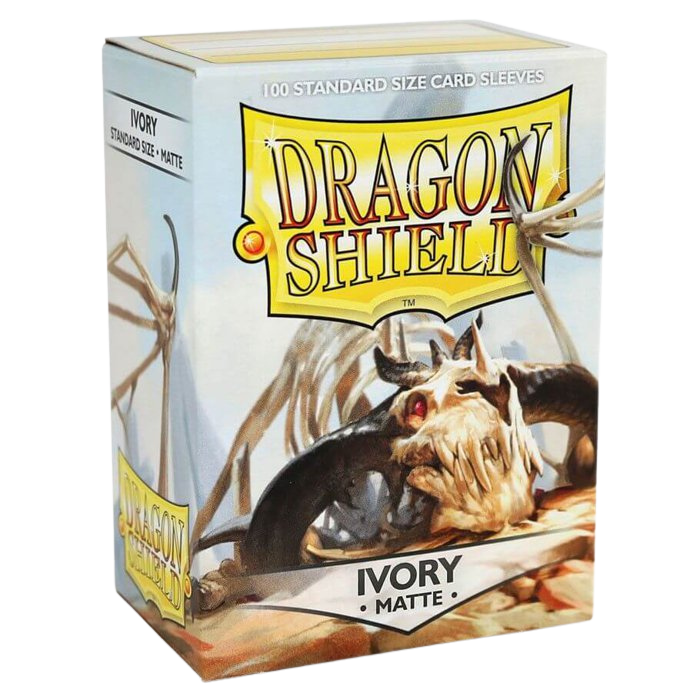 Dragon Shield Sleeves - 100 Bustine Standard Matte IVORY