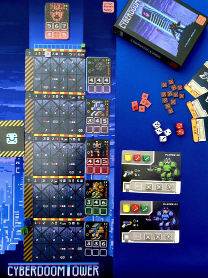 Cyberdoom Tower - Playmat