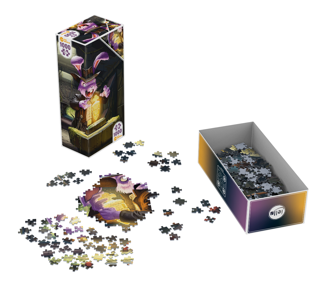 Puzzle Puzzle Twist 1000 pz - Bunny Kingdom Explorer